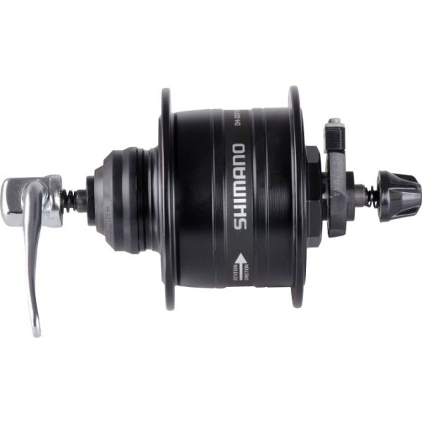 Shimano Dynamonaaf Hd -3d37 3 Watt - 32 Löcher - Mittelschloss - Schneller Spanner - Schwarz