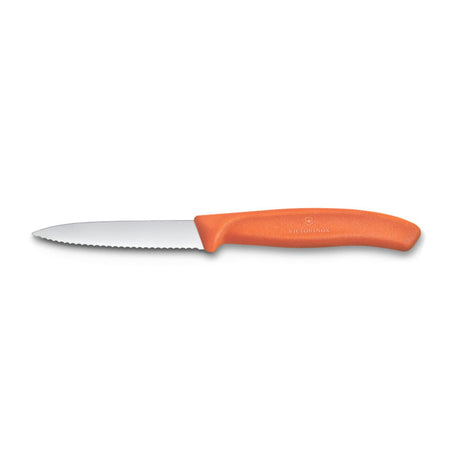 Victorinox Schälmesser orange gezahnt spitz 8cm