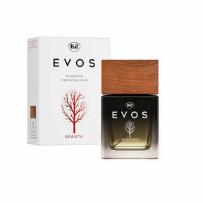K2 parfum voor auto evos sparta fles 50ml