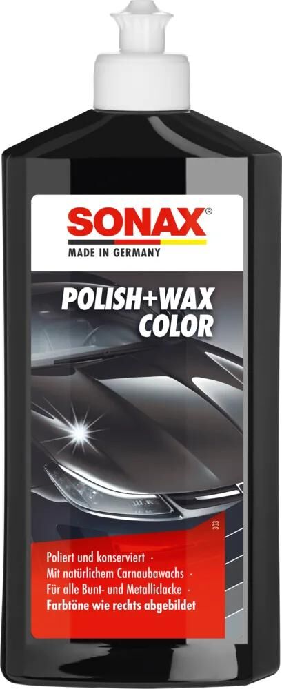 SONAX Autopolitur Politur Wax Color Nanopro Farbpolitur + Wachs Schwarz Nanotechnologie