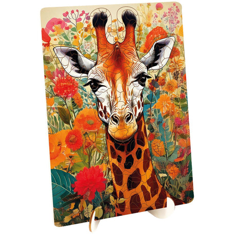 Moxy Holzpuzzle Giraffe in einzigartigen Formen, 130 Teile