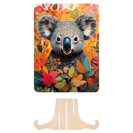 Moxy Holzpuzzle Koala mit einzigartigen Formen, 130 Teile