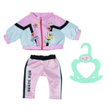 Baby born Jogging-Outfit rosa schwarz