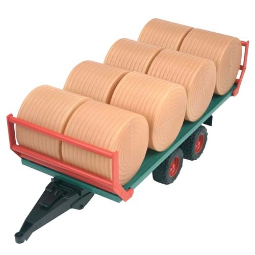 Bruder Trailer mit Heuballen