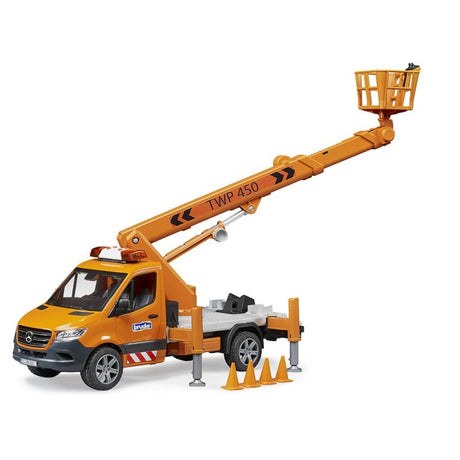 Bruder Truck MB Sprinter mit Workplate Form L G.