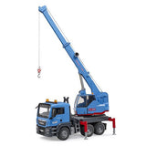 BRUDER Truck Man mit Tap Blue