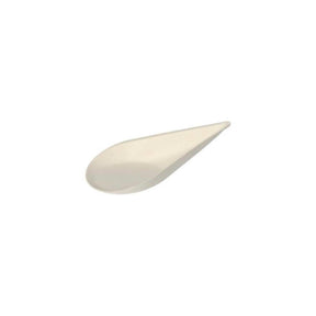 Papstar fingerfood schaaltjes suikerriet 10,5x5,7cm wit pak a 12 stuks