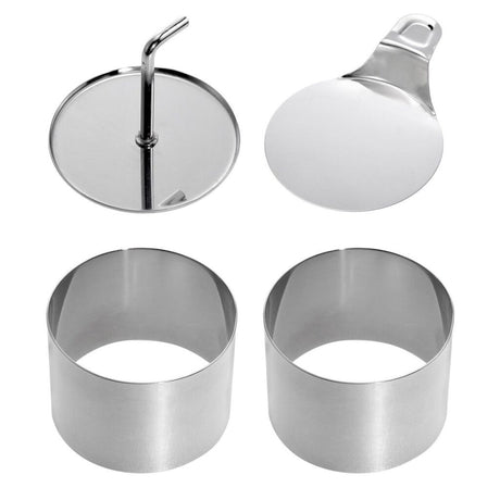 Westmark Lebensmittelschneider 7,5 cm 4-teilig aus Edelstahl
