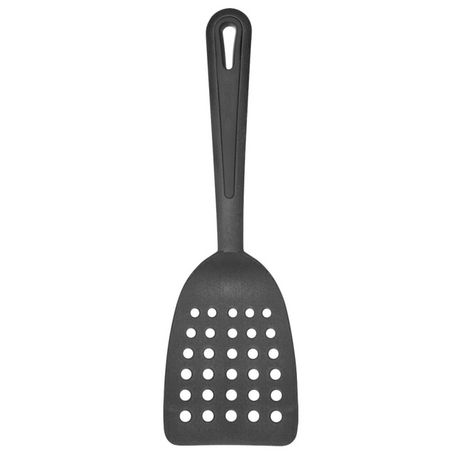 Westmark Pfannenwender, breite Auflagefläche und speziell abgeflachter Rand, Kunststoff, weich, schwarz, 28372270