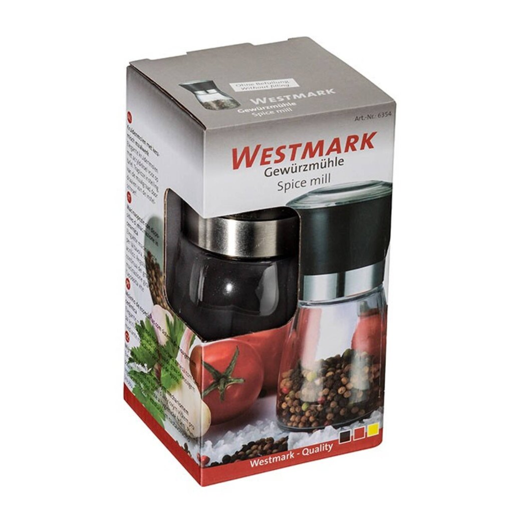 Westmark Pfeffermühle Glas 13 cm | 2 Stk