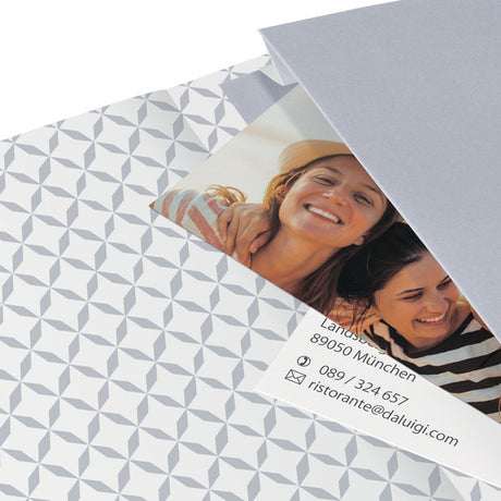 Sigel si-jn126 Notizbuch Jolie Flair, A6, Hardcover, liniert, Gletschergrau, 174 Seiten, 80 g