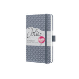 Sigel si-jn126 Notizbuch Jolie Flair, A6, Hardcover, liniert, Gletschergrau, 174 Seiten, 80 g