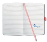 Sigel Sigel SI-JN203 Notizbuch Jolie Impress A5 Hardcover liniert 'Lachsrosa'