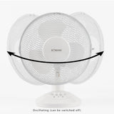 Bomann vl 1137 cb Tischventilator 23 cm weiß