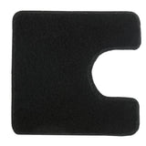 Kleine Wolke Toilettenmatte entspannen Sie 55x55 cm schwarz
