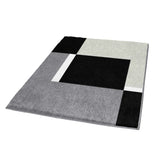 Kleine Wolke Kleine Wolke Badmat Dakota Platinum 55x65 cm grau und schwarz