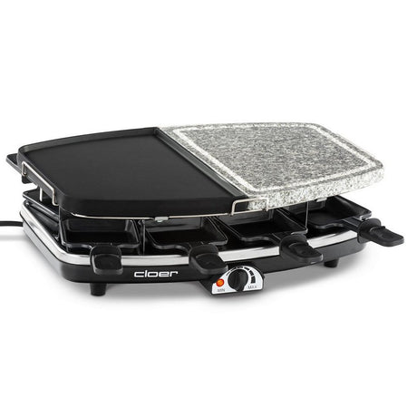 Cloer 6435 Raclettegrill mit Naturstein 1200 W
