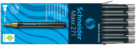 Schneider Lackmarker maxx 271 1-2mm silber 10 Stück
