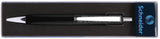 Schneider s-138201 Kugelschreiber Kontrastschwarz mit blauer Mine