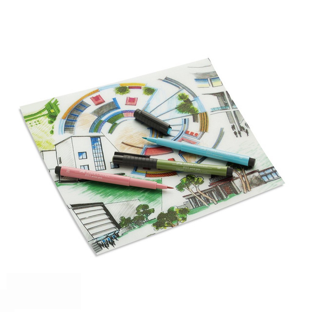 Faber Castell fc-167699 Künstlerstift großer Pinsel schwarz 199 4 Stück