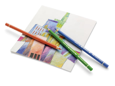 Faber Castell FC-110012 Buntstift Polychromos, 3,8 mm Kernstärke, Karton mit 12 Stück