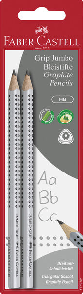 Faber Castell FC-111992 Bleistiftset 2-teilig Jumbo mit Griffhärte HB