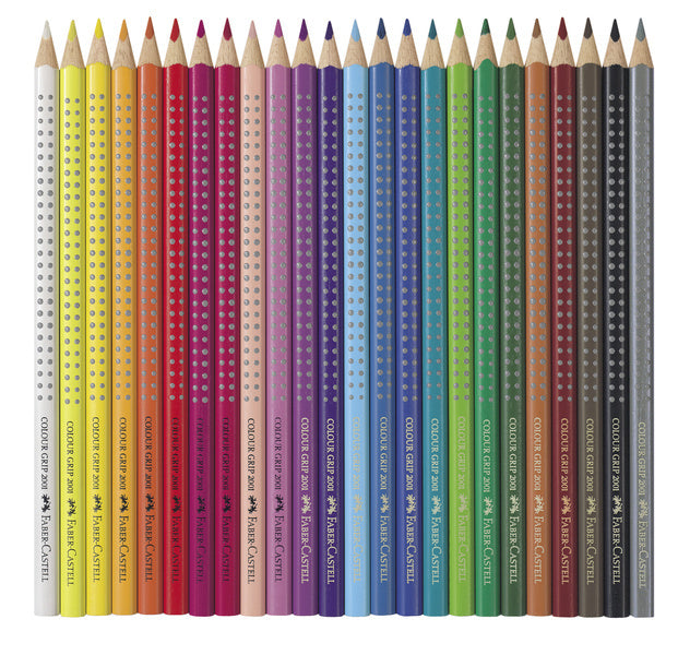 Faber Castell FC-112423 Buntstift Faber-Castell Grip Metalletui mit 24 Stück
