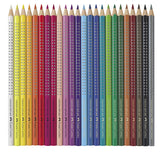 Faber Castell FC-112423 Buntstift Faber-Castell Grip Metalletui mit 24 Stück