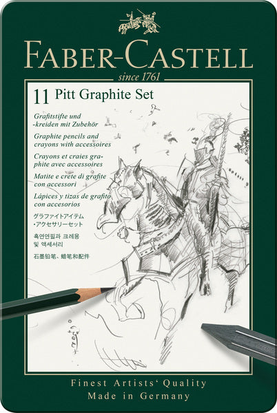 Faber Castell FC-112972 Graphit-Set Faber-Castell Pitt 11-teilig