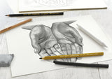 Faber Castell FC-114002 Faber-Castell Holzkohle-Set 7-teilig