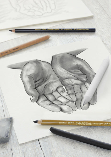 Faber-Castell Kohleset – 7-teilig – Kohle – Zeichenset – Zeichenkohle – FC-114002