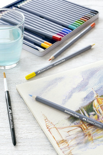 Faber Castell FC-114636 Aquarell-Buntstift Faber-Castell Goldfaber Federmäppchen 36-teilig