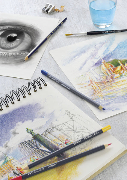 Faber Castell FC-114712 Buntstift Faber-Castell Goldfaber Federmäppchen mit 12 Stück