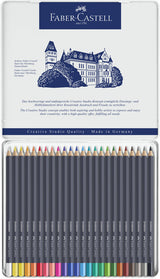 Faber Castell FC-114724 Buntstift Faber-Castell Gold Faber Federmäppchen mit 24 Stück
