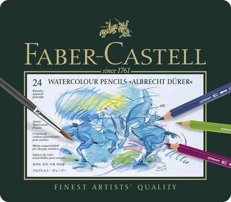 Faber Castell FC-117524 Aquarellstift Faber-Castell Albrecht Dürer Federmäppchen mit 24 Teilen