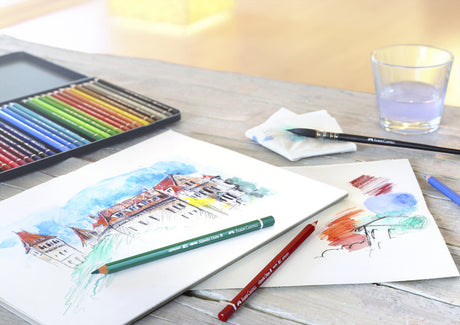 Faber Castell FC-117524 Aquarellstift Faber-Castell Albrecht Dürer Federmäppchen mit 24 Teilen