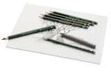 Faber Castell FC-119063 Bleistift 9000, Blechetui mit 6 Stück