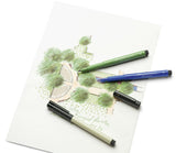Faber Castell FC-167101 Zeichenstift Faber-Castell Pitt Artist Pen 4-teiliges Etui Dark Sepia