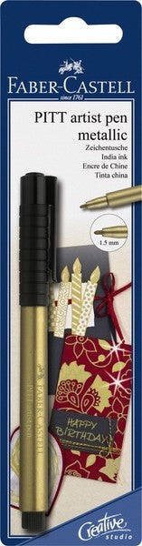Faber Castell FC-167397 Zeichenstift Pitt Artist Pen 250 Gold