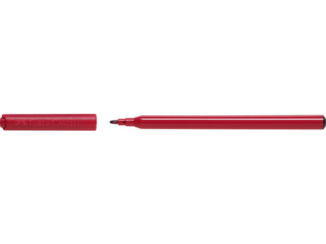 Faber Castell FC-554201 Filzstift, 12 Stück, waschbares Kartonetui