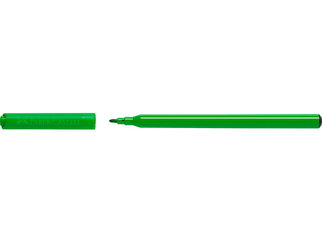 Faber Castell FC-554201 Filzstift, 12 Stück, waschbares Kartonetui