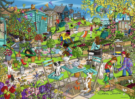Ravensburger puzzel seaside allotment - 500 stukjes