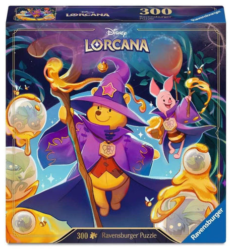 Ravensburger puzzel disney lorcana winnie the pooh piglet - 300 stukjes, vierkante doos