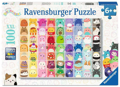 Ravensburger xxl-puzzel squishmallow collection - 100 stukjes