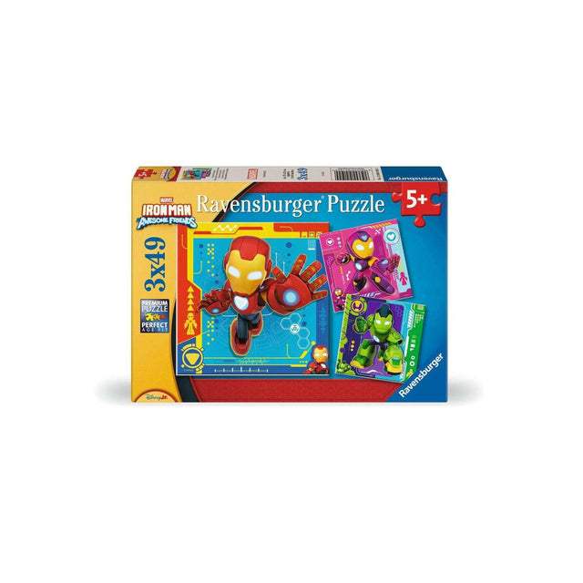 Ravensburger Puzzle Iron Man seine tollen Freunde 3x49 Teile