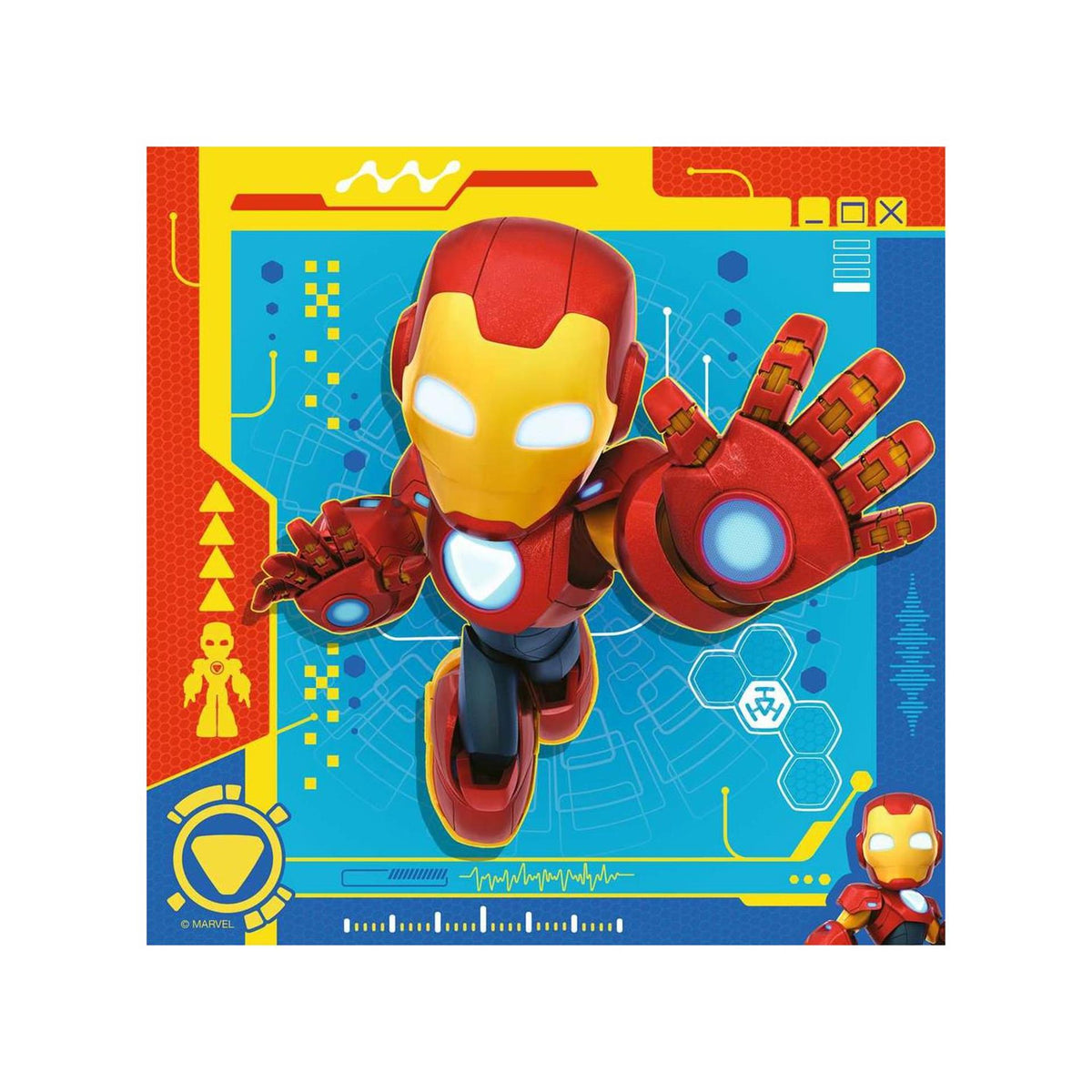 Ravensburger Puzzle Iron Man seine tollen Freunde 3x49 Teile