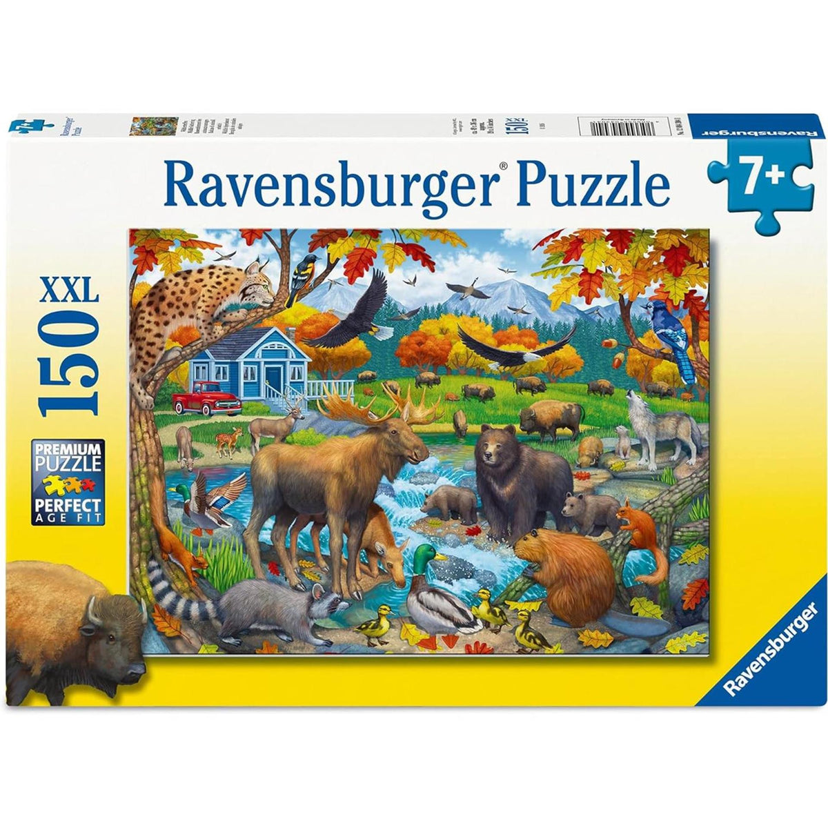 Ravensburger – Wildtiere sammeln – Kinderpuzzle – 150 Teile