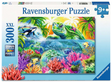 Ravensburger ocean treasures puzzel 300 xxl stukjes | kinderpuzzel vanaf 9 jaar | onderwaterwereld zeedieren