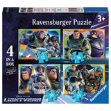 Ravensburger Disney Lightyear 4in1Box-Puzzle – 12+16+20+24 Teile – Kinderpuzzle