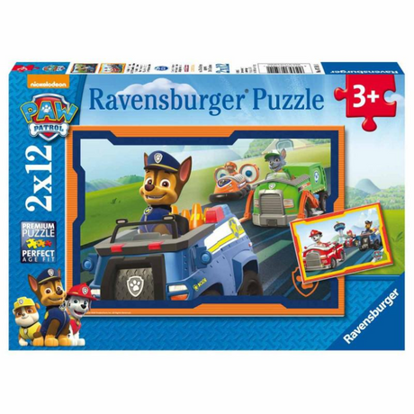 Ravensburger Paw Patrol in Aktion – 2 x 12 Teile – Kinderpuzzle
